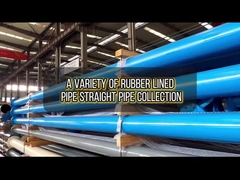 Koleksi tembakan nyata pipa berlapis karet