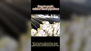 Pipa Berlapis Karet Tahan Lama untuk Industri Keras