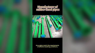 Pipa Berlapis Karet Tahan Lama Untuk Industri