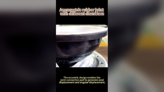 Kopling Karet Fleksibel Pengurang Eksentrik