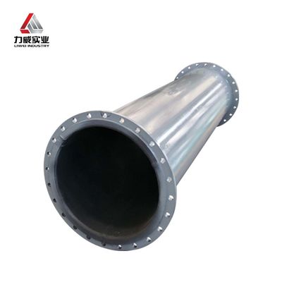 Pipa berlapis karet anti korosi Mining Slurry Dn25-Dn2000 Tailings Pipeline