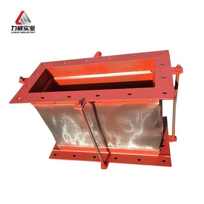 Kompensator kain persegi panjang untuk sistem pembuangan gas Kompensator bahan lunak