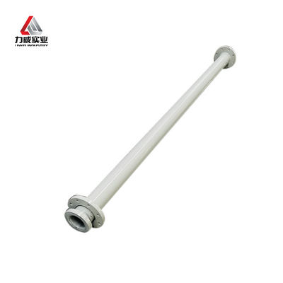 Pipa berlapis karet alami dengan flange temp resistance