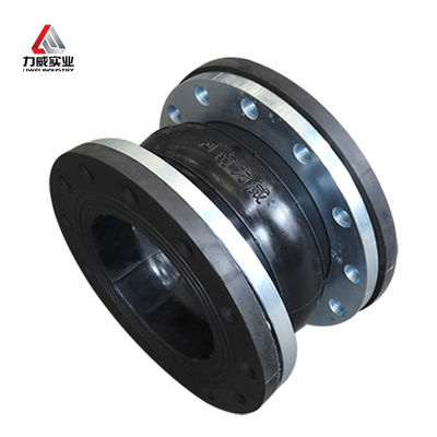 PN6-PN40 Single Sphere Flexible Rubber Joint Dengan Warna Flange yang Dapat Dikustomisasi Dan Sambungan Flange / Threaded