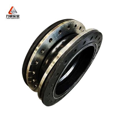 Pemasangan horizontal / vertikal Single Sphere Flexible Rubber Joint dengan ketahanan korosi yang sangat baik dan pengurangan kebisingan yang baik