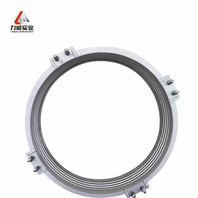 DN2400 pipa bergelombang suhu tinggi berdiameter besar dari stainless steel