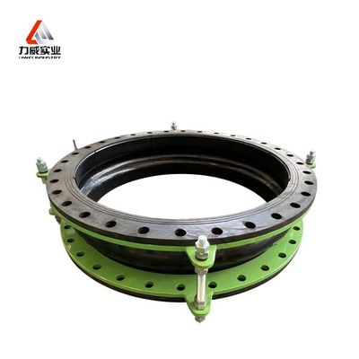 Media yang berlaku Alkali Single Sphere Fleksibel Gummi Joint Axial / Transversal / Angular Movement Capacity Flange stainless steel
