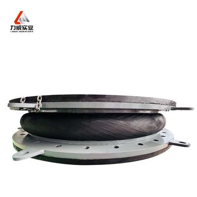 Dukungan OEM Single Sphere Flexible Rubber Joint dengan sambungan berujung dan pengurangan kebisingan yang baik