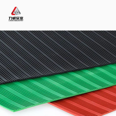 High Voltage Isolation Pad Ruang Distribusi Daya 10KV Karpet Plat Karet 3/5/8mm Isolation Rubber Pad