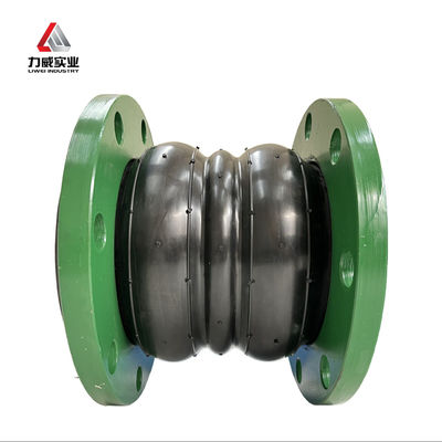 Bahan Flange Galvanized Carbon Steel Multi Sphere Flexible Rubber Joint untuk pipa industri tahan asam