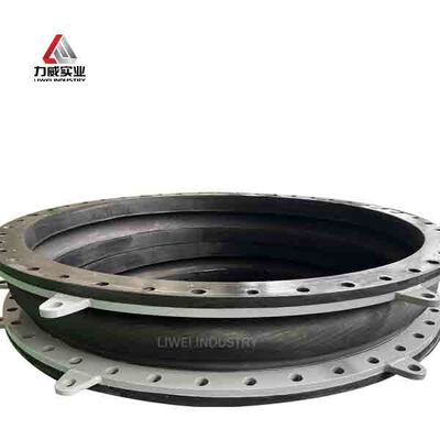 Ketahanan Tekanan 6 hingga 40 bar Sambungan karet fleksibel bola tunggal yang dirancang untuk pemasangan yang mudah dan sambungan pipa yang fleksibel