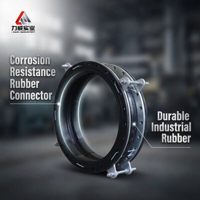 Kisaran suhu -15°C sampai 80°C -30°C sampai 150°C Single Sphere Flexible Rubber Joint With Excellent Oil Resistance