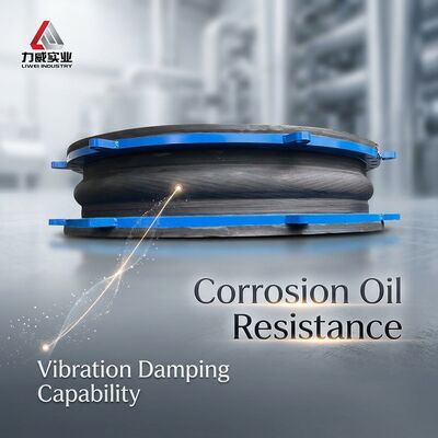 Elastisitas Jarak Panjang Single Sphere Flexible Rubber Joint untuk Instalasi DN15-DN4000
