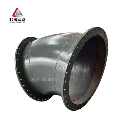 Pipa Berlapis Karet Industri Kimia Bersertifikat ISO dengan Pilihan Lapisan EPDM Neoprene Nitrile
